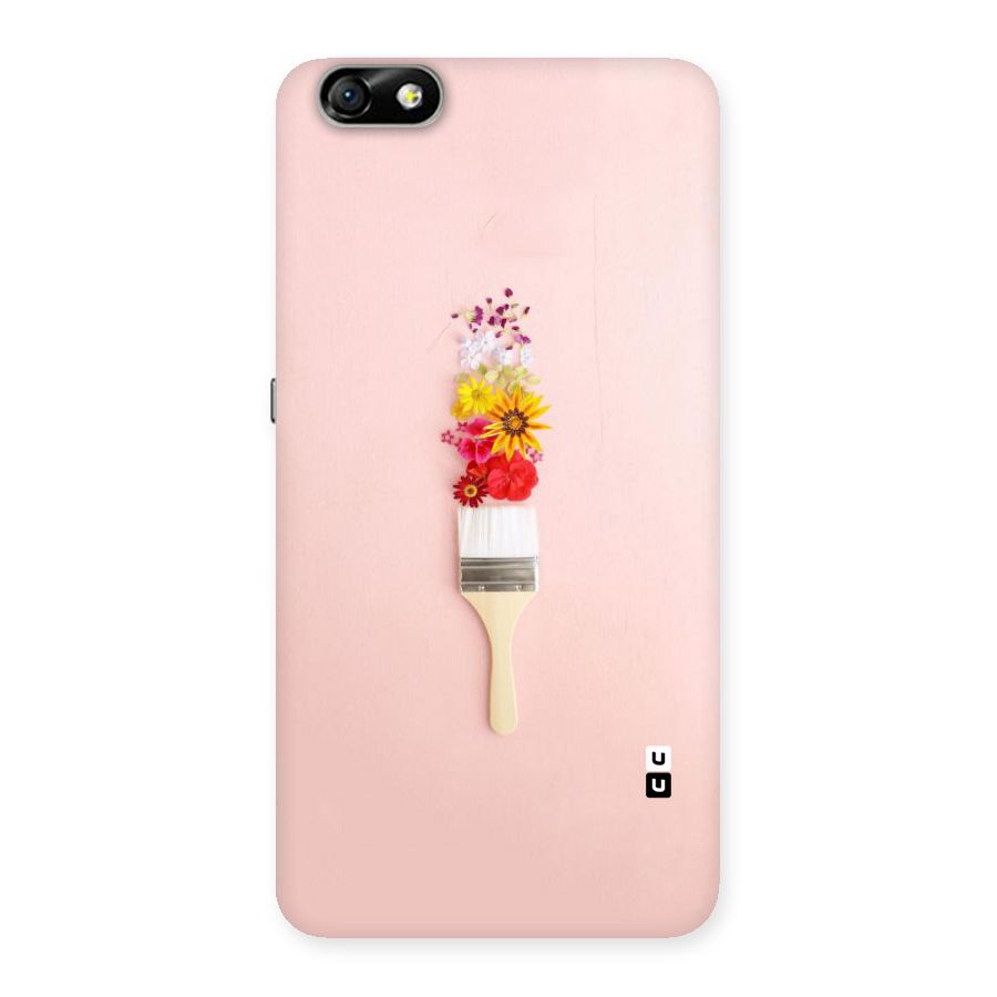 Painted Flowers Back Case for Honor 4X
