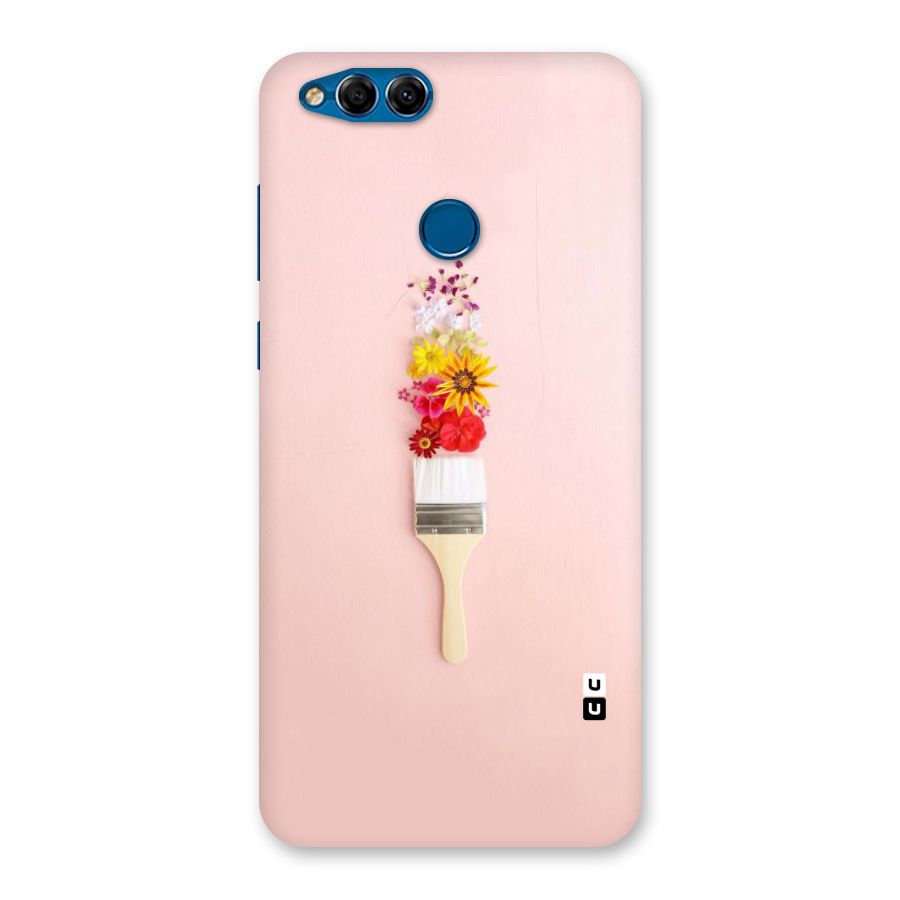 Painted Flowers Back Case for Honor 7X