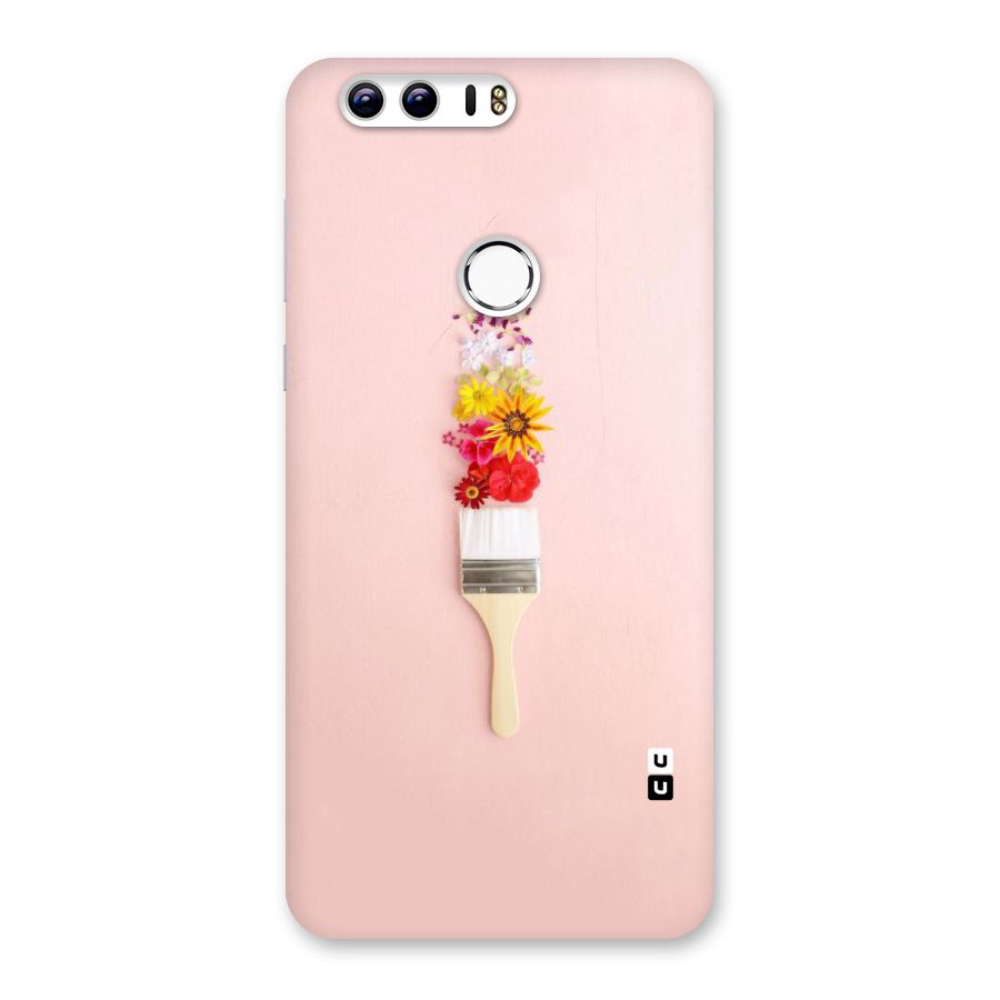 Painted Flowers Back Case for Honor 8