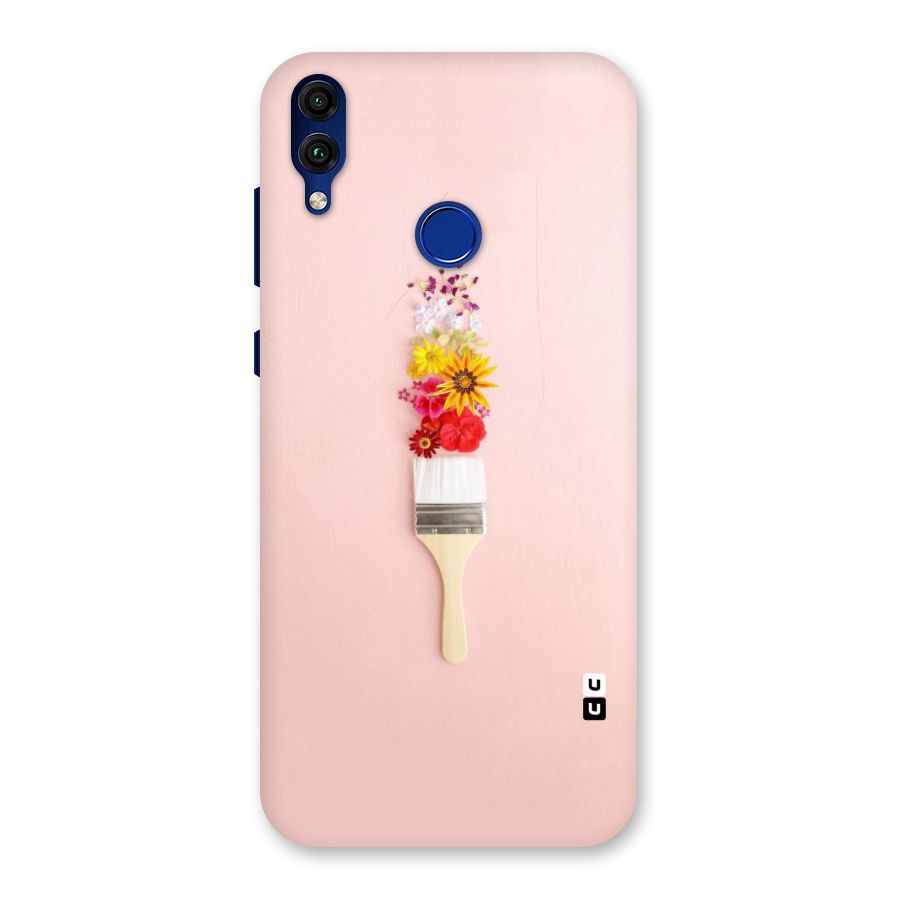 Painted Flowers Back Case for Honor 8C