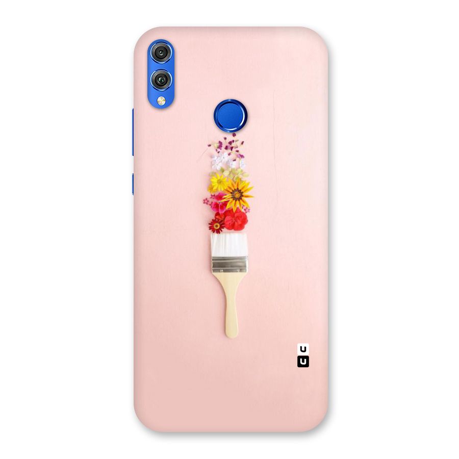 Painted Flowers Back Case for Honor 8X