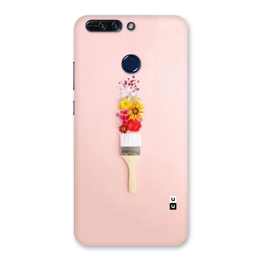 Painted Flowers Back Case for Honor 8 Pro