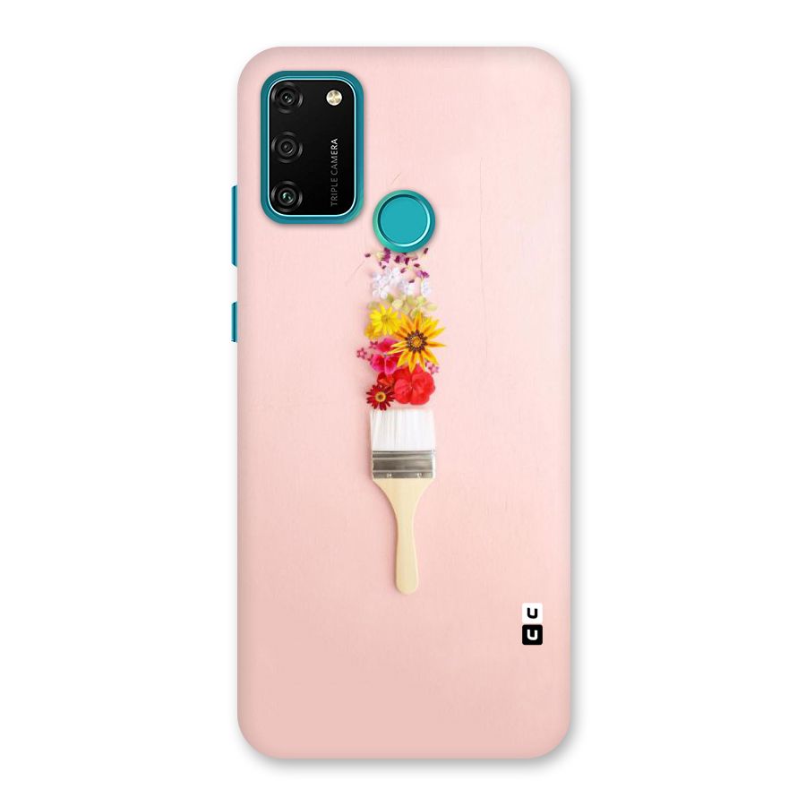 Painted Flowers Back Case for Honor 9A