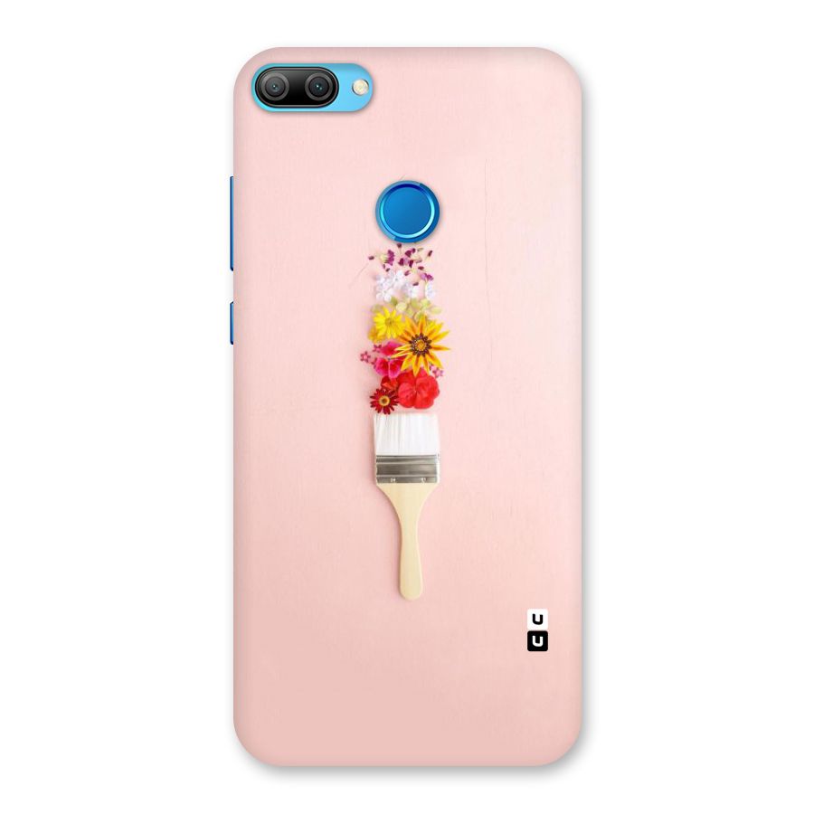 Painted Flowers Back Case for Honor 9N