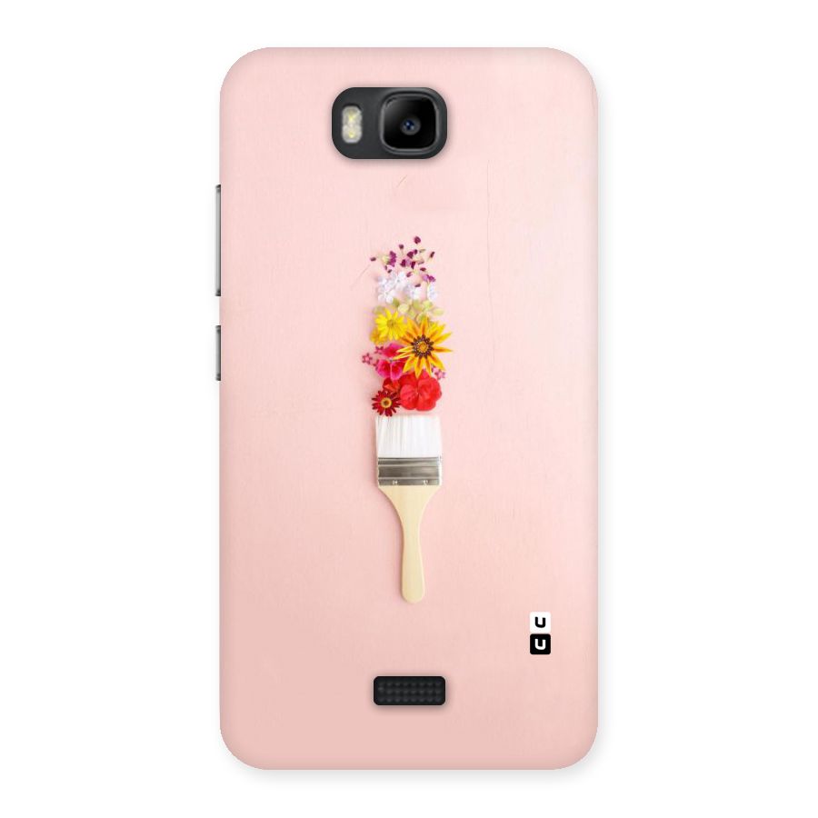 Painted Flowers Back Case for Honor Bee