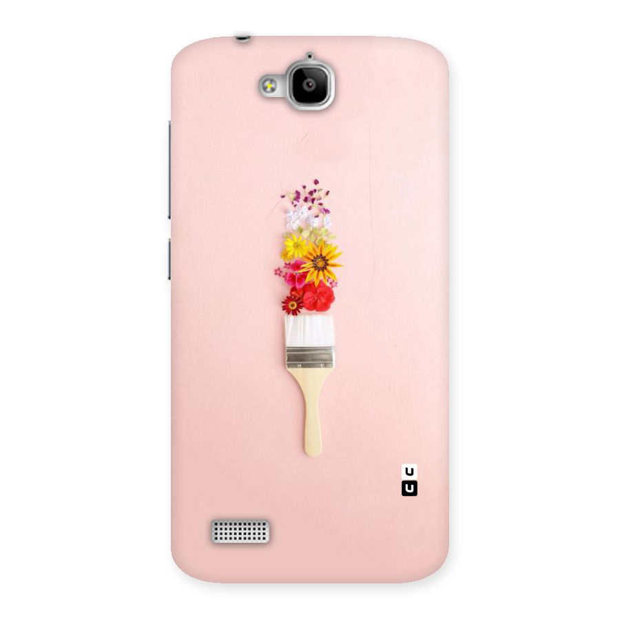Painted Flowers Back Case for Honor Holly