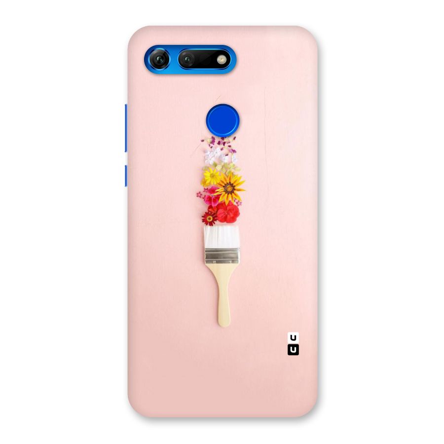 Painted Flowers Back Case for Honor View 20