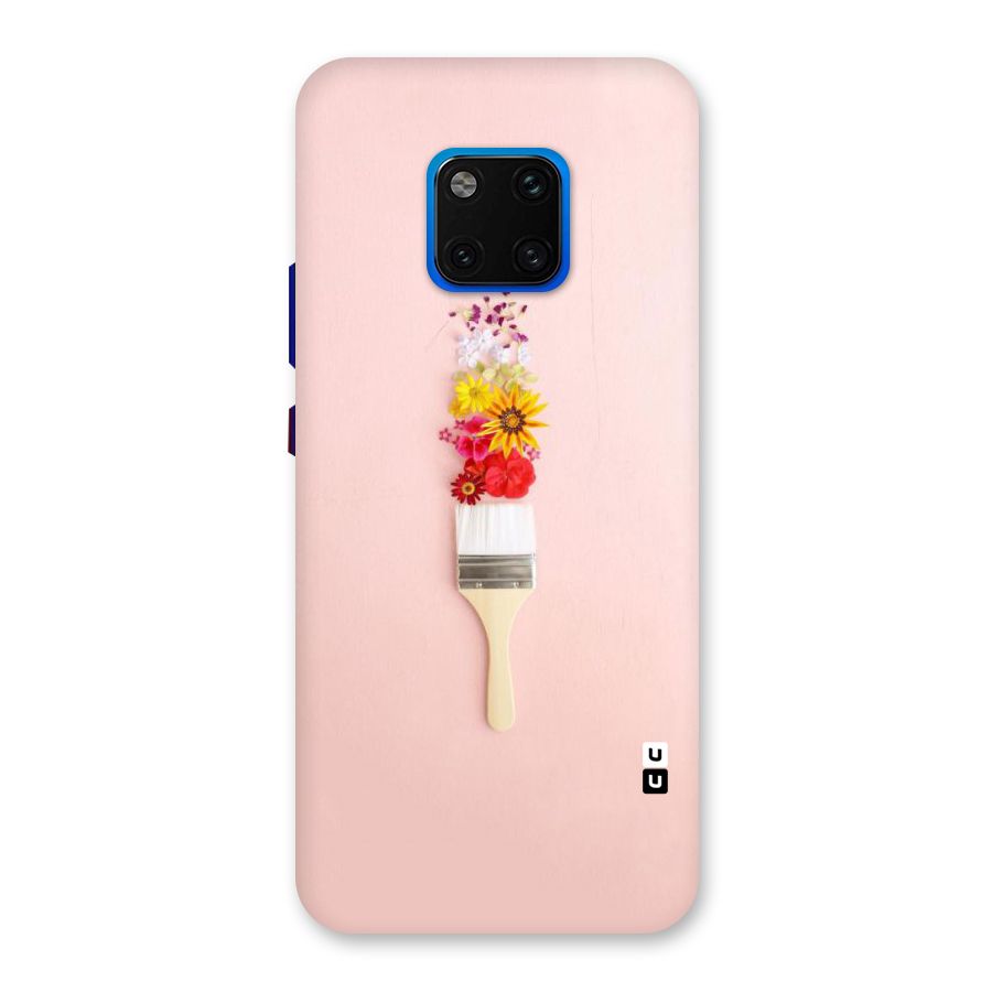 Painted Flowers Back Case for Huawei Mate 20 Pro