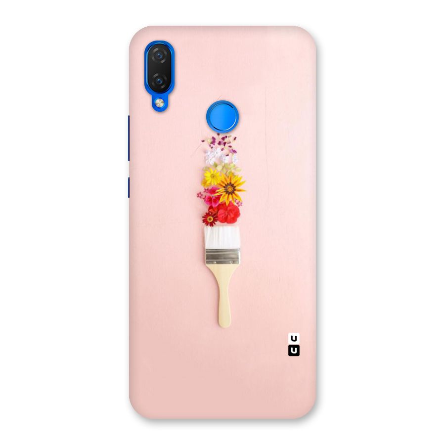 Painted Flowers Back Case for Huawei P Smart+