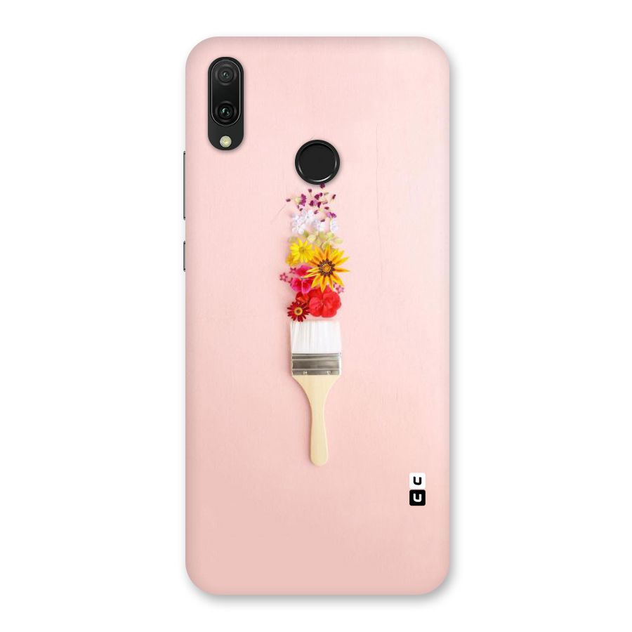 Painted Flowers Back Case for Huawei Y9 (2019)