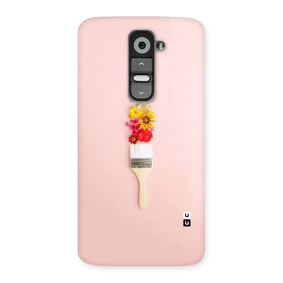 Painted Flowers Back Case for LG G2