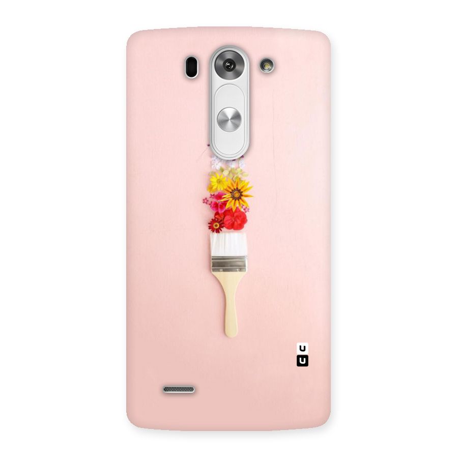 Painted Flowers Back Case for LG G3 Beat