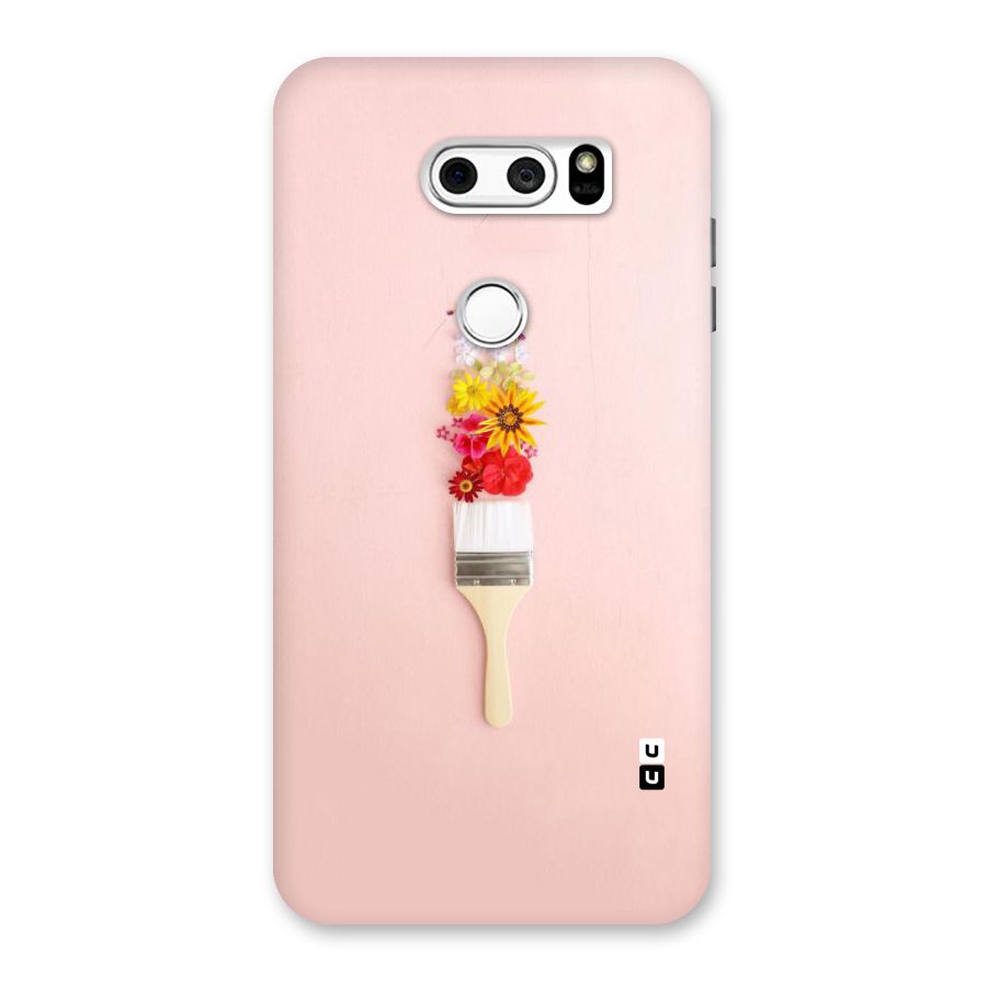 Painted Flowers Back Case for LG V30
