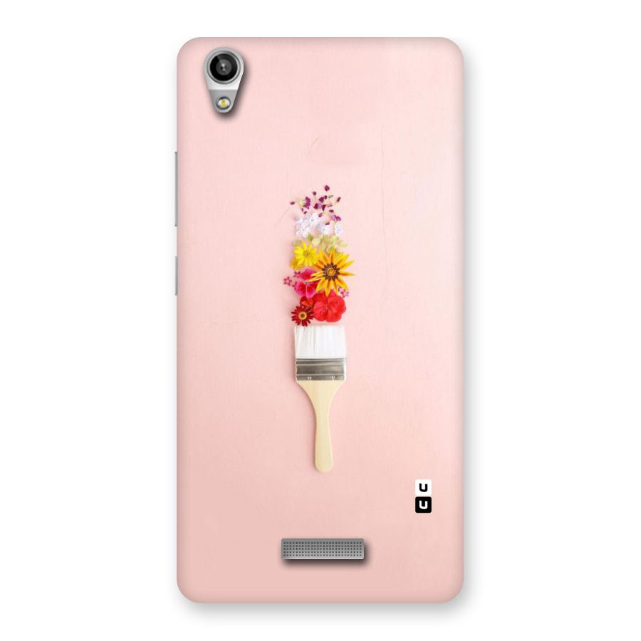 Painted Flowers Back Case for Lava-Pixel-V1