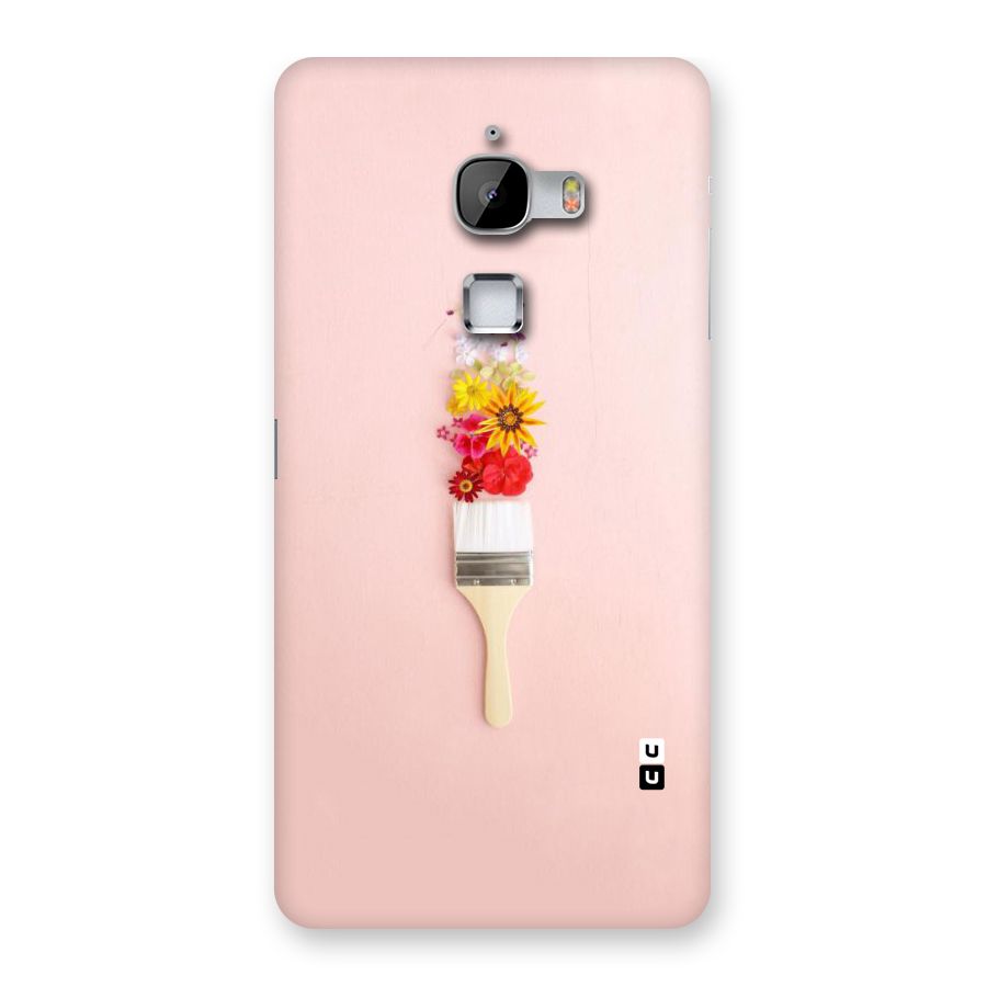 Painted Flowers Back Case for LeTv Le Max
