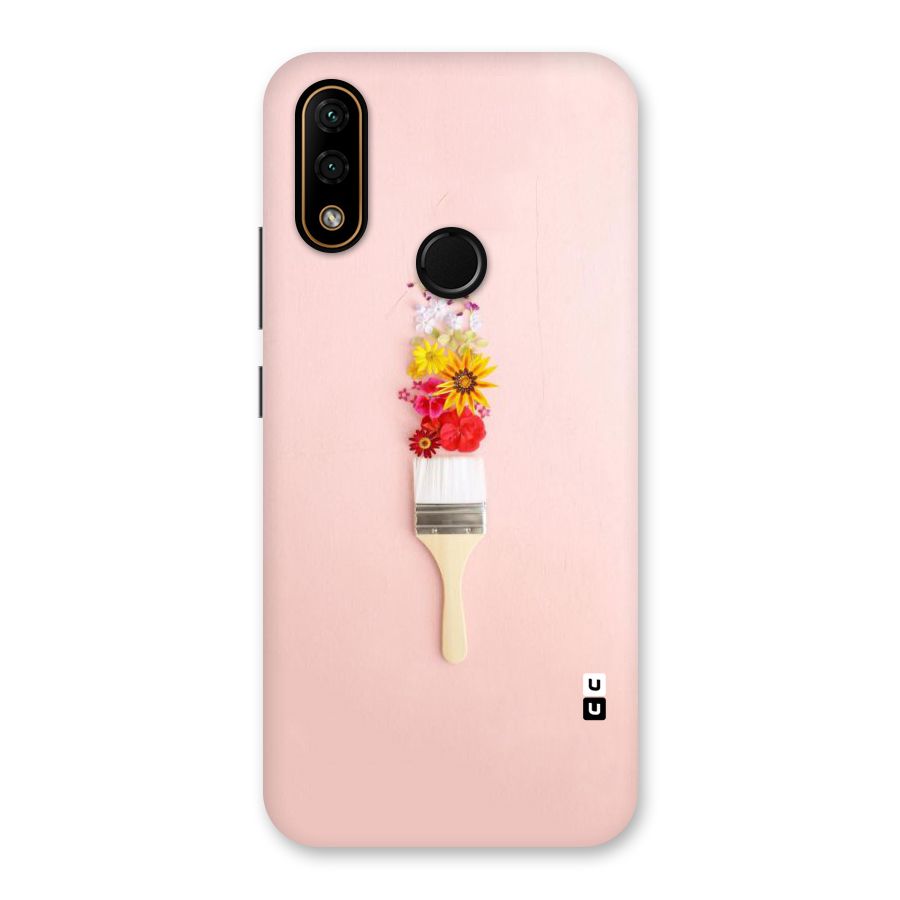 Painted Flowers Back Case for Lenovo A6 Note
