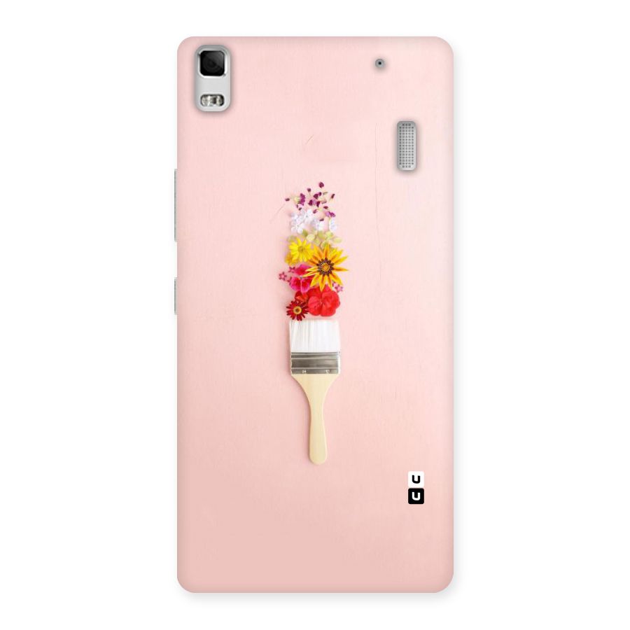 Painted Flowers Back Case for Lenovo K3 Note