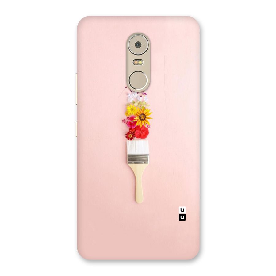 Painted Flowers Back Case for Lenovo K6 Note