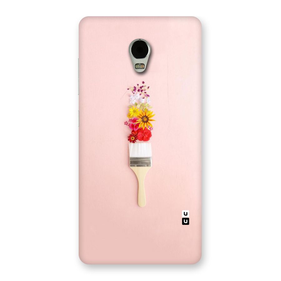 Painted Flowers Back Case for Lenovo Vibe P1