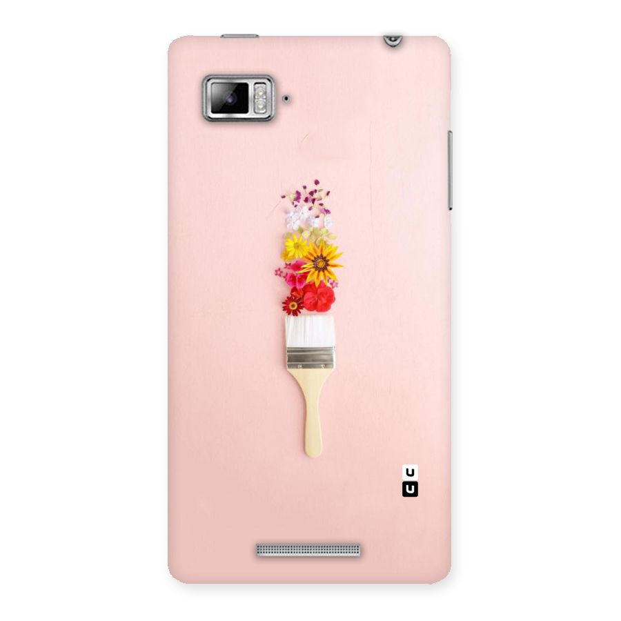 Painted Flowers Back Case for Lenovo Vibe Z K910