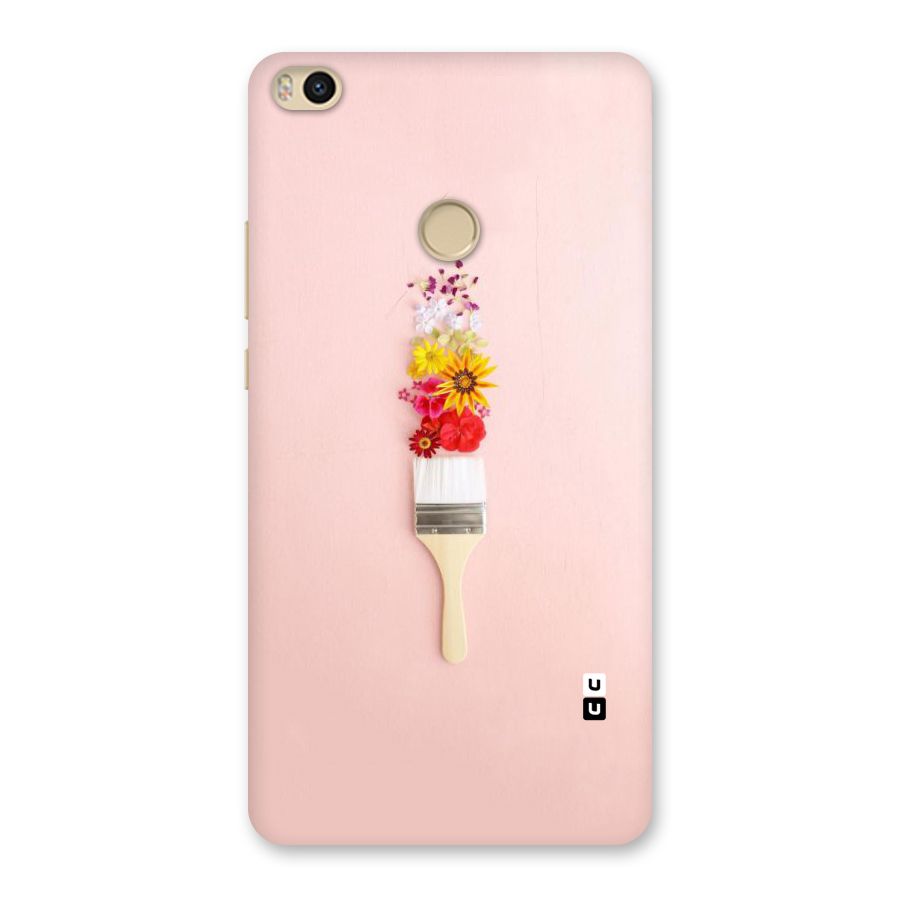 Painted Flowers Back Case for Mi Max 2