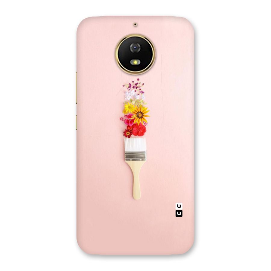 Painted Flowers Back Case for Moto G5s