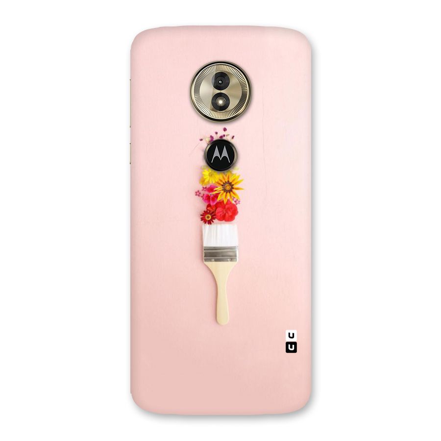 Painted Flowers Back Case for Moto G6 Play