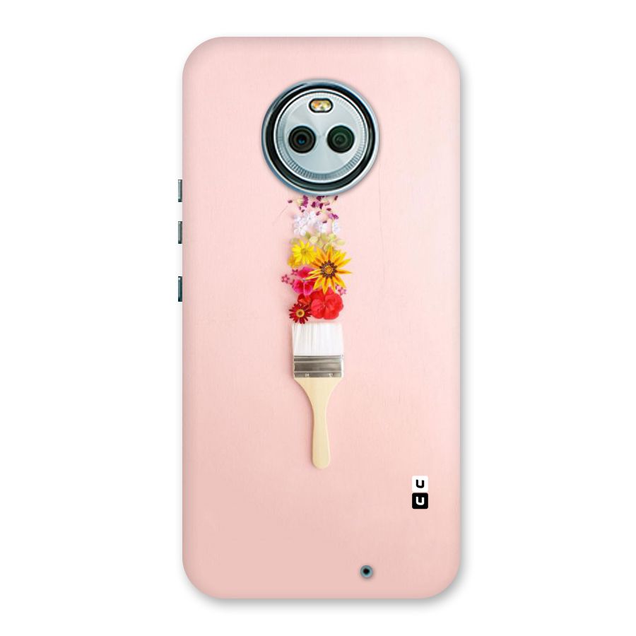 Painted Flowers Back Case for Moto X4