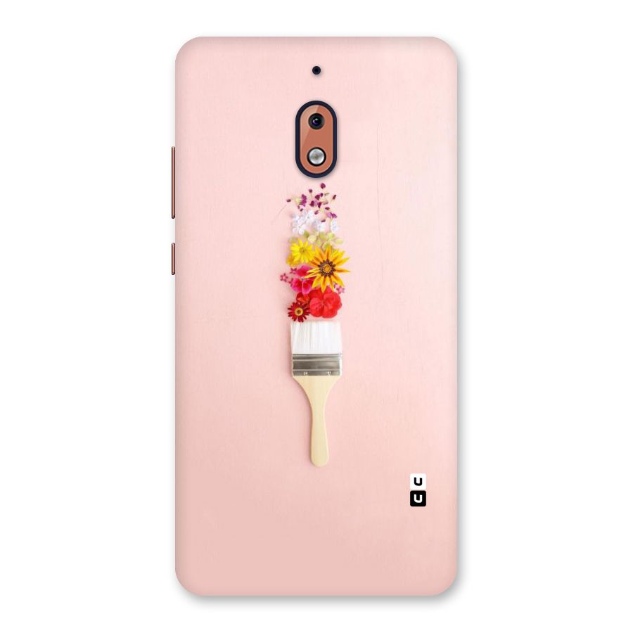 Painted Flowers Back Case for Nokia 2.1
