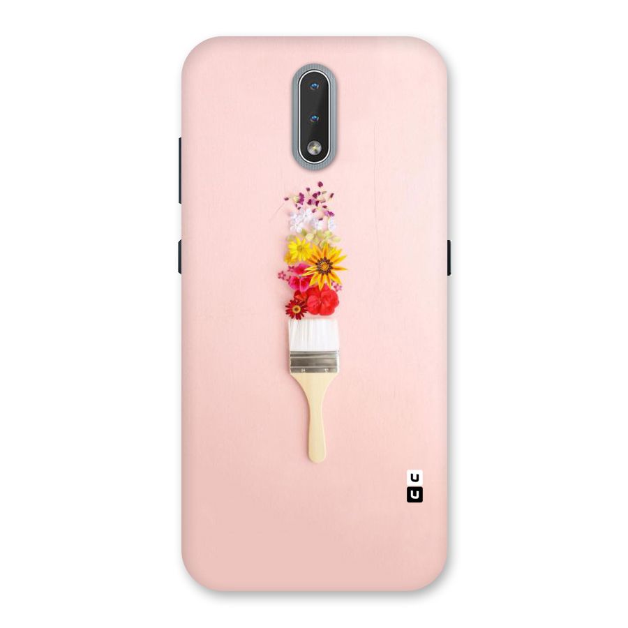 Painted Flowers Back Case for Nokia 2.3