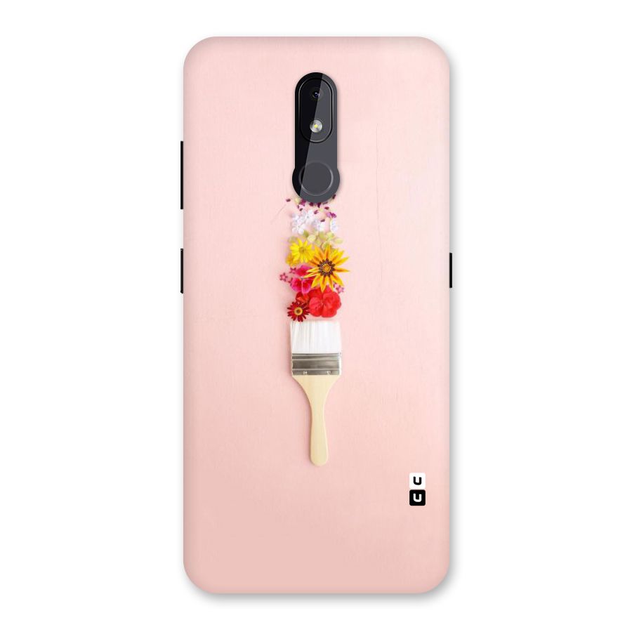 Painted Flowers Back Case for Nokia 3.2