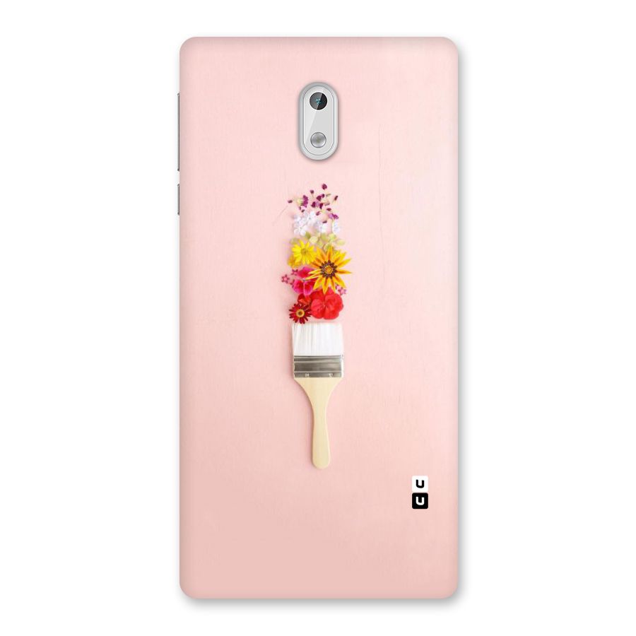 Painted Flowers Back Case for Nokia 3