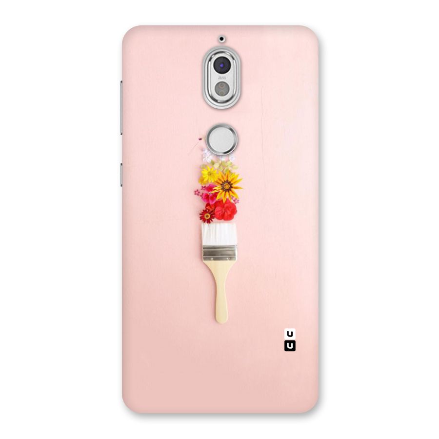 Painted Flowers Back Case for Nokia 7