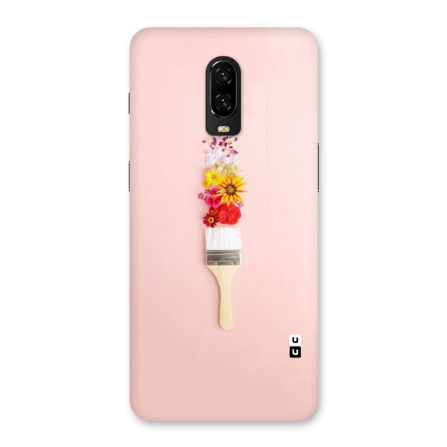 Painted Flowers Back Case for OnePlus 6T