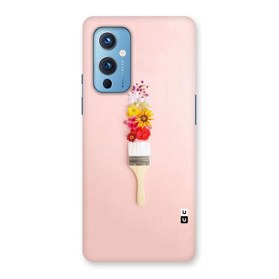Painted Flowers Back Case for OnePlus 9