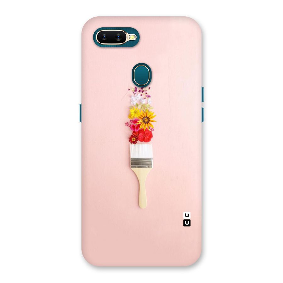 Painted Flowers Back Case for Oppo A11k