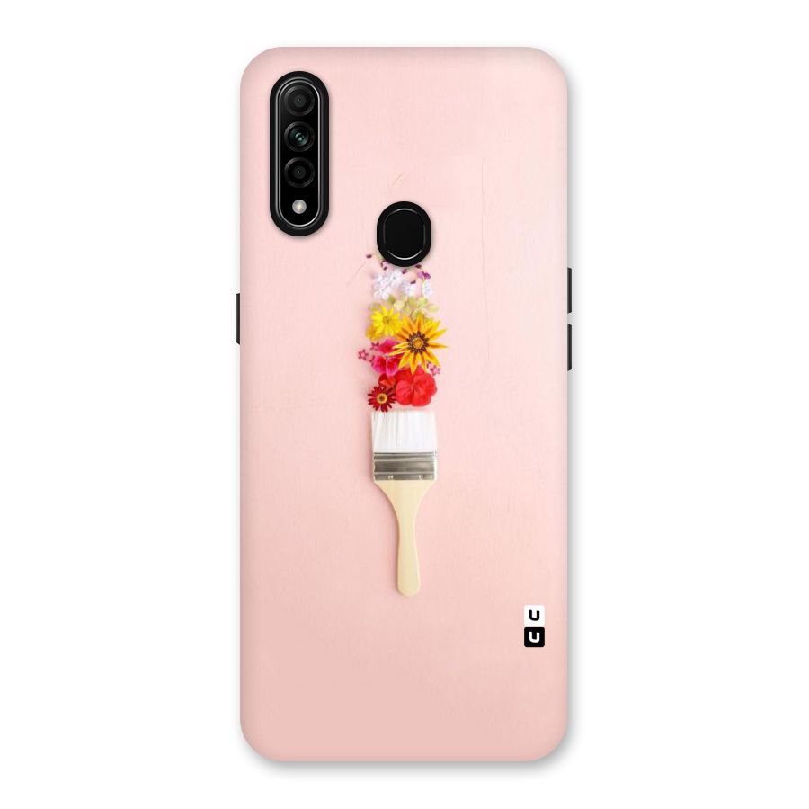 Painted Flowers Back Case for Oppo A31