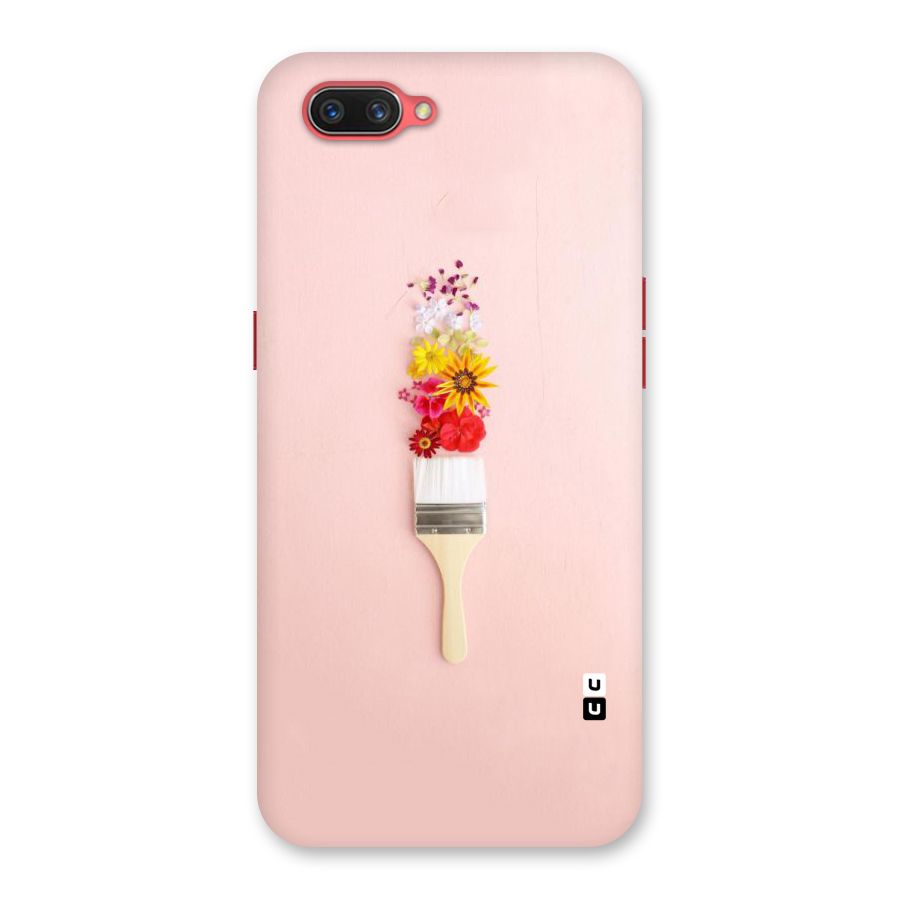 Painted Flowers Back Case for Oppo A3s