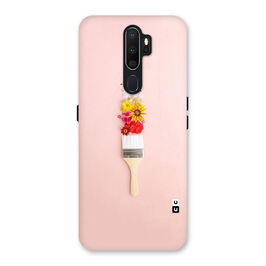 Painted Flowers Back Case for Oppo A5 (2020)
