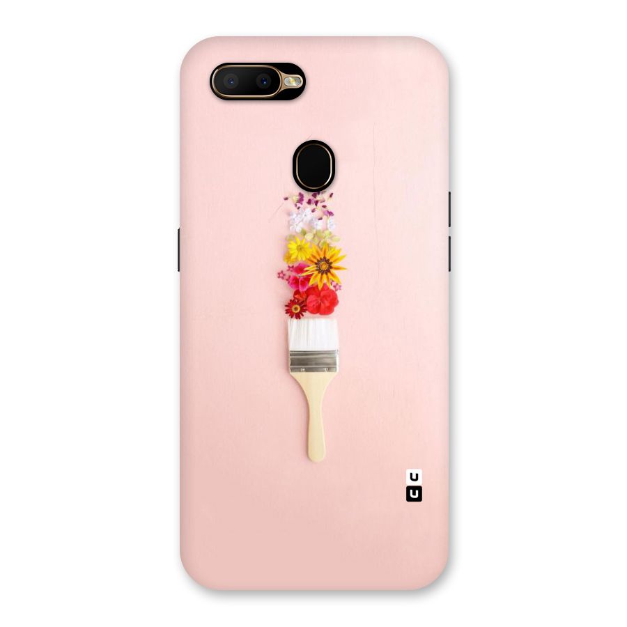 Painted Flowers Back Case for Oppo A5s