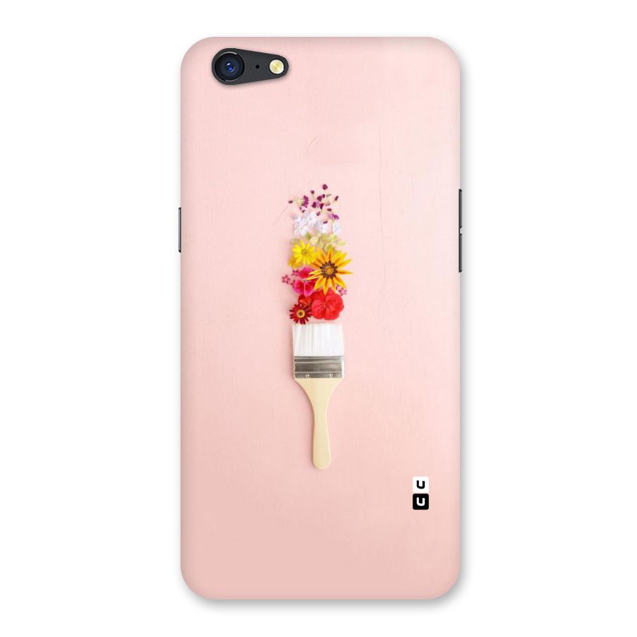 Painted Flowers Back Case for Oppo A71