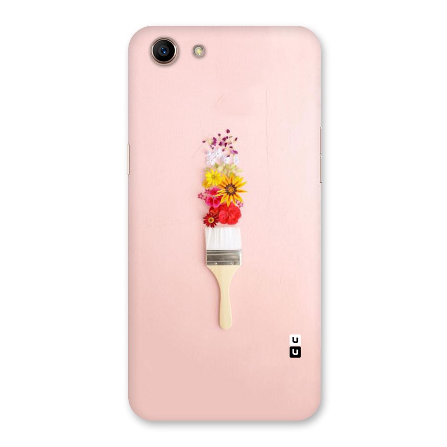 Painted Flowers Back Case for Oppo A83 (2018)