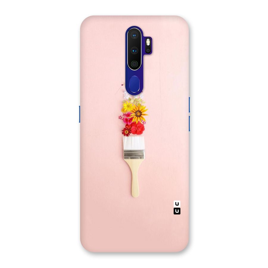 Painted Flowers Back Case for Oppo A9 (2020)