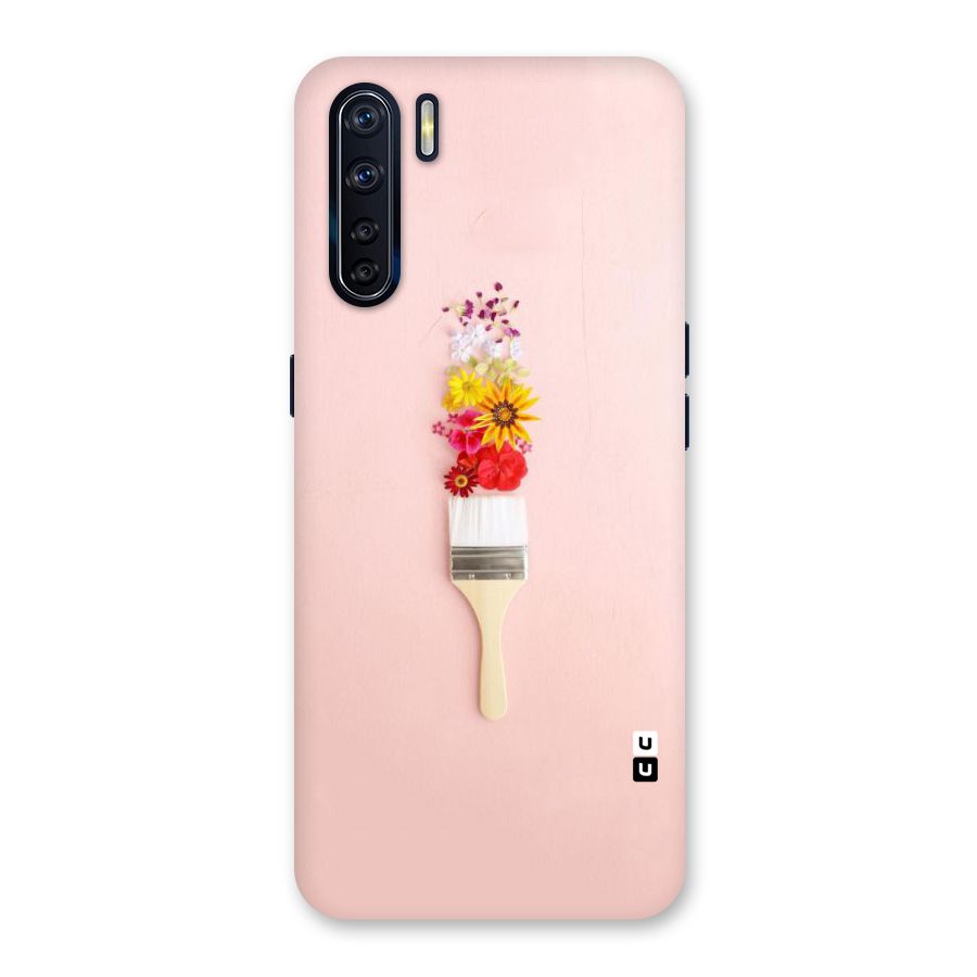 Painted Flowers Back Case for Oppo F15