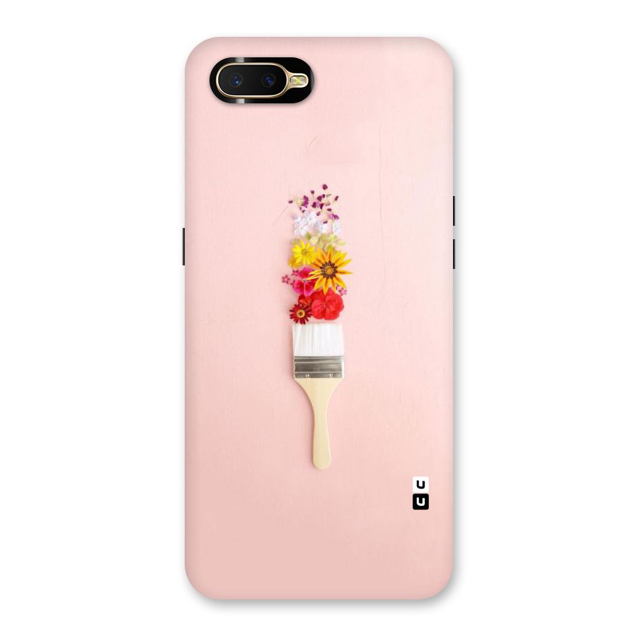 Painted Flowers Back Case for Oppo K1