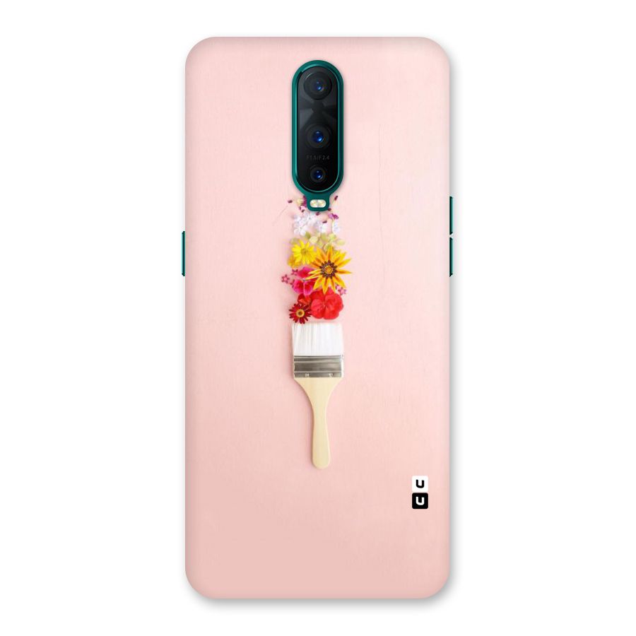Painted Flowers Back Case for Oppo R17 Pro
