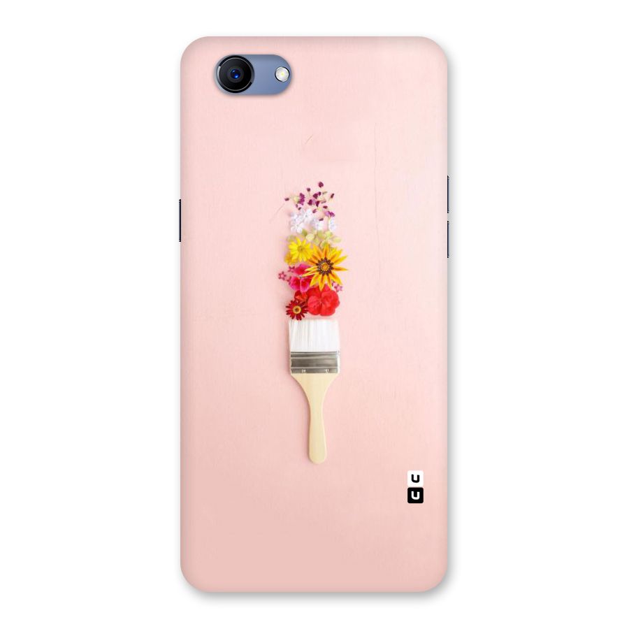 Painted Flowers Back Case for Oppo Realme 1