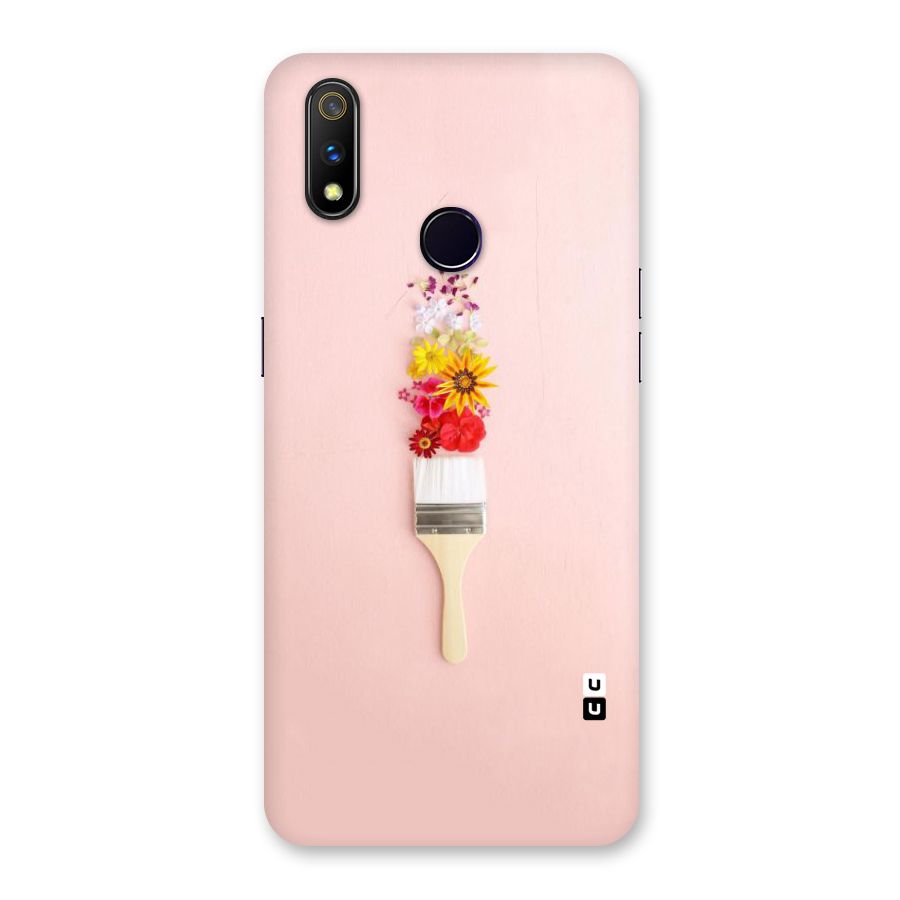 Painted Flowers Back Case for Realme 3 Pro