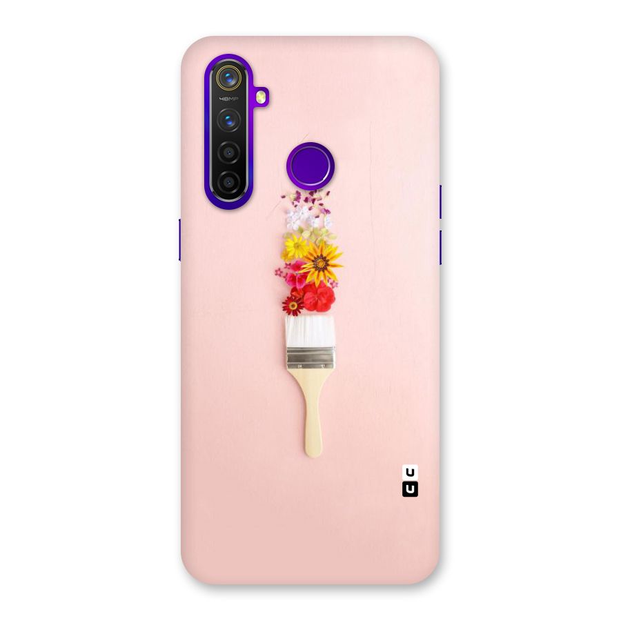 Painted Flowers Back Case for Realme 5 Pro