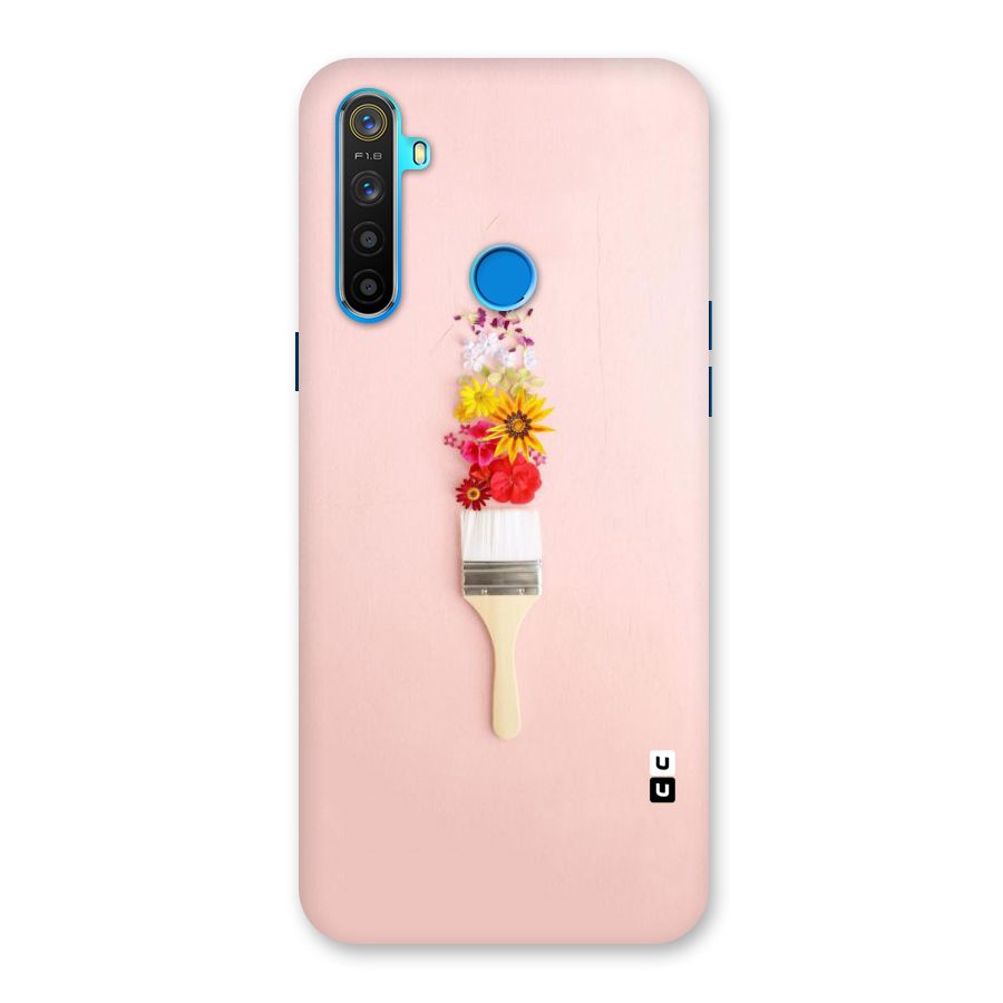Painted Flowers Back Case for Realme 5s
